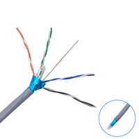 Câble réseau Ethernet Cat6 FTP haute vitesse KICO 23AWG CCA, câble LAN, prix d'usine de marque OEM, câbles de communication