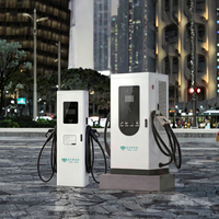 Station de Recharge Rapide DC Commerciale Personnalisée OEM 160kW à 480kW à 4 Prises avec Allocation de Puissance Matricielle pour Parking