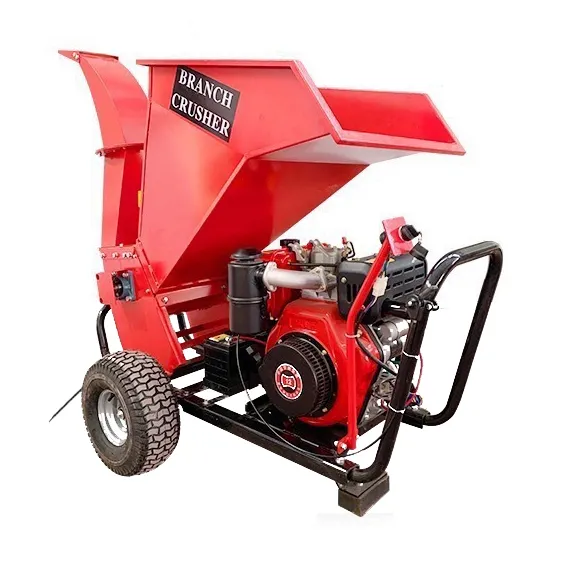 Factory Price Electric Wood Branch Chipper crusher for Forest Farm