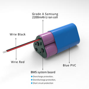 자신의 브랜드 Li Po 배터리 방수 18650 배터리 팩 원통형 리튬 이온 배터리 11.1v 2200mah 24.42wh 18650 - Product Image 6
