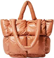 カスタム女性高級デザイナートートバッグショルダーハンドバッグナイロントートキルティングバッグ