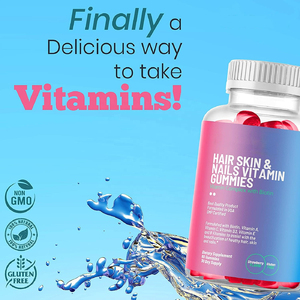 Vente en gros OEM ODM Gummies multivitaminés végétaliens biologiques A <span class=keywords><strong>B</strong></span> C D E avec biotine pour la croissance des cheveux, la santé des cheveux, de la peau et des ongles - Product Image 6