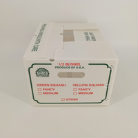 Boîte en plastique ondulé empilable écologique avec logo personnalisé pour l'emballage des légumes |   Caisse pliable durable avec design de ventilation