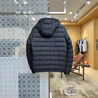 Doudoune matelassée légère à capuche pour homme, style européen, coupe ample, nouvelle collection 2026, duvet d'oie de haute qualité, pour l'hiver