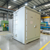Transformateur triphasé monté sur socle Pearl Electric 2000KVA 34,5KV pour raccordement au réseau d'une centrale éolienne