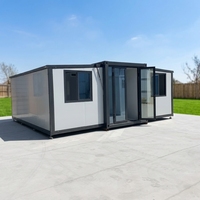 Maison conteneur extensible CE, pod de glamping préfabriqué, maison modulaire pliable UE, hôtel conteneur, villa conteneur isolée