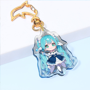 Charm Custom Holographic Transparent Epoxy Star Broken Glass Acrylic Keychain Gifts Custom Personalized Printing Acryl Keychain