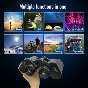 Jumelles haute puissance pour adultes et enfants avec vision nocturne à faible luminosité pour la chasse, les voyages, le football, prisme BAK-4, lentille FMC - Product Image 4