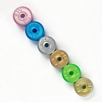 Capsules de flacons de 20 mm en aluminium et plastique, scellages combinés pour flacons pharmaceutiques en verre, à déchirure latérale et à ouverture centrale, disponibles en plusieurs couleurs