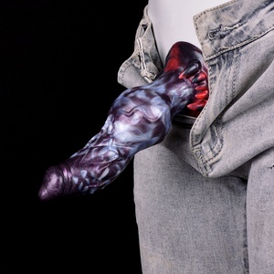 Juguete sexual de simulación de pene de perro con nudo, dildo de animal simulado, plug anal para estimulación femenina, diversión en la habitación y masturbación - Product Image 3