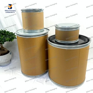 Seau en carton de cuir de <span class=keywords><strong>vachette</strong></span> recyclable et écologique, grand diamètre, en carton kraft, fibre, hermétique, antirouille pour - Product Image 4