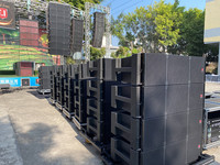 Altavoz profesional LA25 dual, 5 pulgadas, resistente al agua, equipo de sonido, amplificador