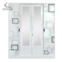 Prix du fabricant Garde-robe en métal Almirah Garde-robe de rangement Armoire de placard en acier métal multi-usages