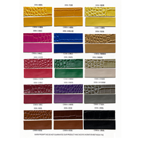 Faux cuir artificiel à motif PVC gaufré crocodile en stock pour dame sacs chaussures vêtements