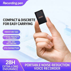 Magnetic Portable MP3 Voice Recorder with One-Key Recording OTG Support Digital Audio Recorder for Lectures Meetings 30H Battery - Product Image 1