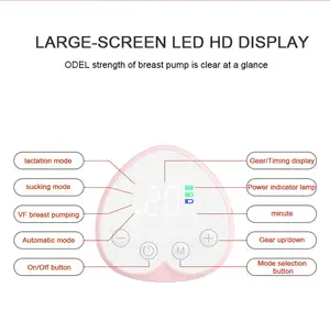 새로운 디자인 뜨거운 판매 도매 웨어러블 유방 펌프 전기 유방 펌프 핸즈프리 휴대용 웨어러블 유방 펌프