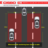 Détecteur radar BSD à ondes millimétriques Cisbo 77 GHz, système d'assistance au changement de voie, capteur étanche pour montage universel sur voiture