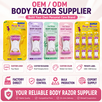 Lot de 36 rasoirs corporels pour femmes, lame unique en acier inoxydable plaqué platine, pour l'épilation des jambes, des aisselles et du maillot