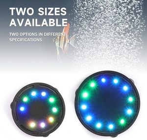 Luces LED para <span class=keywords><strong>Acuario</strong></span>, Disco de Piedra Difusora Sumergible, 9/16 Cabezales, Burbujas de Aire Nano, Accesorios para Peceras - Product Image 6