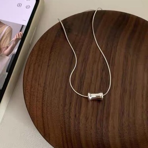 Collar de plata de ley S925 para mujer, estilo coreano de lujo ligero, diseño único, accesorios de cadena de hueso de serpiente - Product Image 5