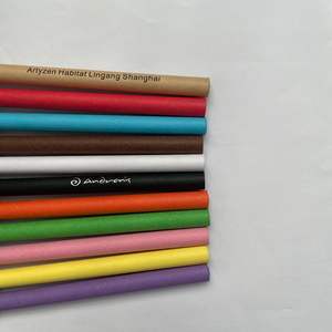 Stylo publicitaire promotionnel avec impression de logo, tube en papier kraft, stylo à bille, capuchon de dentifrice, utilisation en hôtel, conférence, modèle <span class=keywords><strong>HJC</strong></span> - Product Image 3