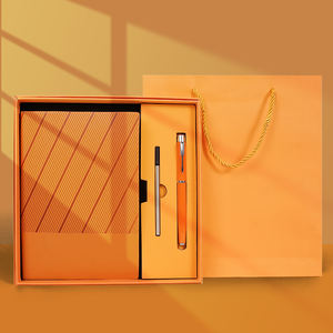 경영진 다이어리 노트 및 펜 비즈니스 고급 판촉 기업 노트북 선물 상자 - Product Image 1