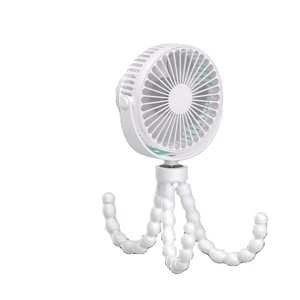 2024 New Arrivals Usb Rechargeable Baby Stroller Clip Mini Small Foldable <b>Table</b> for Outdoor Portable Fan - Product Image 3