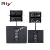 R206 Pro Audio Dual 6 pouces, système de sonorisation actif à deux voies, enceinte Line Array, équipement DJ/amplificateurs/enceintes, enceintes d'extérieur