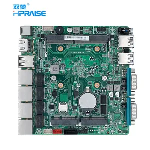 Prosesor Inter J6412 Tertanam Motherboard Industri DDR4 4 I225 HDM DC 12V WIN10 Nano Itx Motherboard