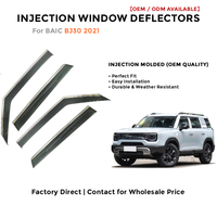 Deflectores de Ventana Laterales para Toyota LC200 2008-2019 Protector de Lluvia Accesorios de Coche