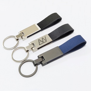 พวงกุญแจของที่ระลึกขายส่ง พวงกุญแจรถยนต์ขนาดเล็กแบบเปล่า พวงกุญแจหนัง PU สกรีนโลโก้ตามสั่ง - Product Image 3