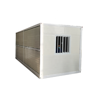 Maison conteneur extensible de luxe de 24 pieds, 5m x 7m, 2 étages, villa préfabriquée, conteneur pliable 24h en Inde