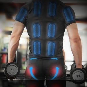 EMS Antrenman Vücut İnceltme Elektro <span class=keywords><strong>Fitness</strong></span> İç Giyim Stimülasyon Kıyafeti (Quads, Hamstrings, Kalça Kasları için) 20 Yoğunluk Seviyesi 6 Mod - Product Image 4