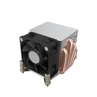 Ventilateur de refroidissement CPU 9,84W SP3 pour serveur 2U, 4 caloducs en cuivre, deux roulements à billes, 54dBA, dissipateur thermique pour processeur, radiateur