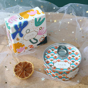 2025 lilin wangi rumah mewah beraroma stoples kaca makanan penutup untuk Natal Hari Ibu dekorasi liburan - Product Image 3