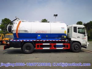 High-quality New DongFeng Tianjin Single-Engine 16 Cubic Meter Sewage Suction <b>Truck</b> Manual Transmission Diesel 18000kg GVW - Product Image 3
