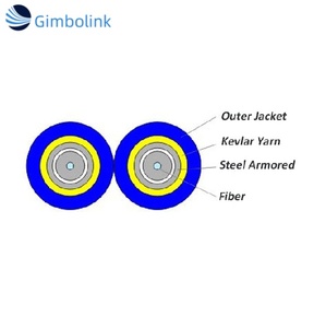 Hochwertiges Gimbo 2km Hochgeschwindigkeits-Innenkommunikations-<span class=keywords><strong>Glasfaserkabel</strong></span> Armiertes <span class=keywords><strong>Glasfaserkabel</strong></span> 12 Adern PVC LSZH OM4 <span class=keywords><strong>Multimode</strong></span> - Product Image 3