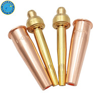 Buse de coupe 1-GPN Taille 1 pour propane et gaz naturel, en cuivre, conception en 2 parties, pour chalumeau manuel à oxygène 30-35 PSIG