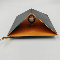 Lampe murale LED en forme de pyramide, éclairage extérieur étanche, décoration de restaurant