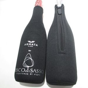 Custom Neoprene Wine <b>Bottle</b> Cooler Single Sleeve with Logo for Champagne <b>Bottle</b> Storage - Product Image 1