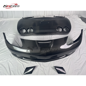 Kit carrosserie en fibre de carbone <span class=keywords><strong>Corvette</strong></span> C6, pour <span class=keywords><strong>Chevrolet</strong></span> <span class=keywords><strong>Corvette</strong></span> C6 Z06 Grand Sport 05-13, pare-chocs avant et arrière - Product Image 2
