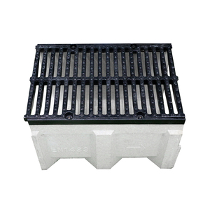 Canal de drainage en béton polymère de gouttière souterraine de couverture en <span class=keywords><strong>fonte</strong></span> ductile robuste F900 pour quai de port d'aéroport - Product Image 4