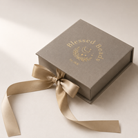 Boîtes cadeaux rigides de luxe personnalisées avec emballage en soie pour maquillage, perruques, oud et attar
