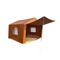 Tente gonflable en tissu Oxford à imprimé arabe, automatique, quatre saisons, pour le camping en plein air dans le désert