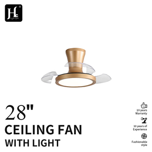 28-inch Modern Invisible 3-Blade LED <b>Ceiling</b> Fan <b>Light</b> with Eye-Protection Design for Dining Rooms, <b>Remote</b> <b>Control</b> Switch - Product Image 2