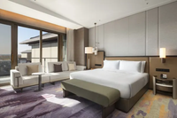 Ensemble complet de meubles de chambre à coucher de luxe 7 pièces, comprenant un matelas économique, une armoire et une commode, pour lit Queen ou King Size