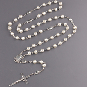 6mm perle di vetro <span class=keywords><strong>con</strong></span> <span class=keywords><strong>coccinella</strong></span> Catholic Rosary <span class=keywords><strong>collana</strong></span> - Product Image 4