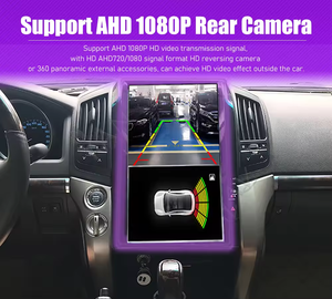 16 Inch Android Tesla <b>Car</b> <b>Dvd</b> Radio <b>Player</b> for Toyota Land Cruiser 200 LC200 2012 - 2008 IPS Screen Navigator Multimedia - Product Image 3