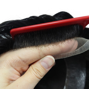 ต่อผมชายแบบเย็บมือ ขายดีข้ามประเทศ <span class=keywords><strong>ผม</strong></span>ปลอมส่งออกจากโรงงานโดยตรง สามารถดัดผมได้ รุ่น H101 - Product Image 1