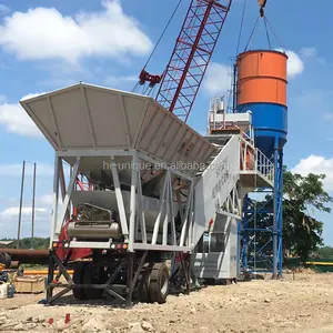 75m3 Batching Plant Concrete Mixing Plant Work 35 M3/h Ready Mix Concrete Plant 3 In 1